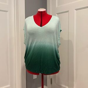 White House Black Market green ombré tee